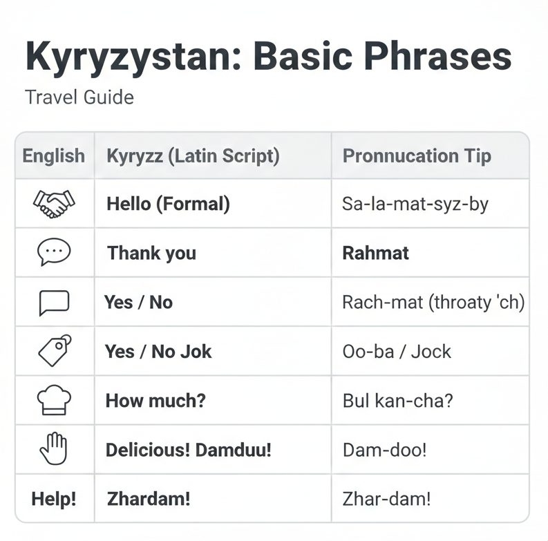 Basic Kyrgyz Phrases
