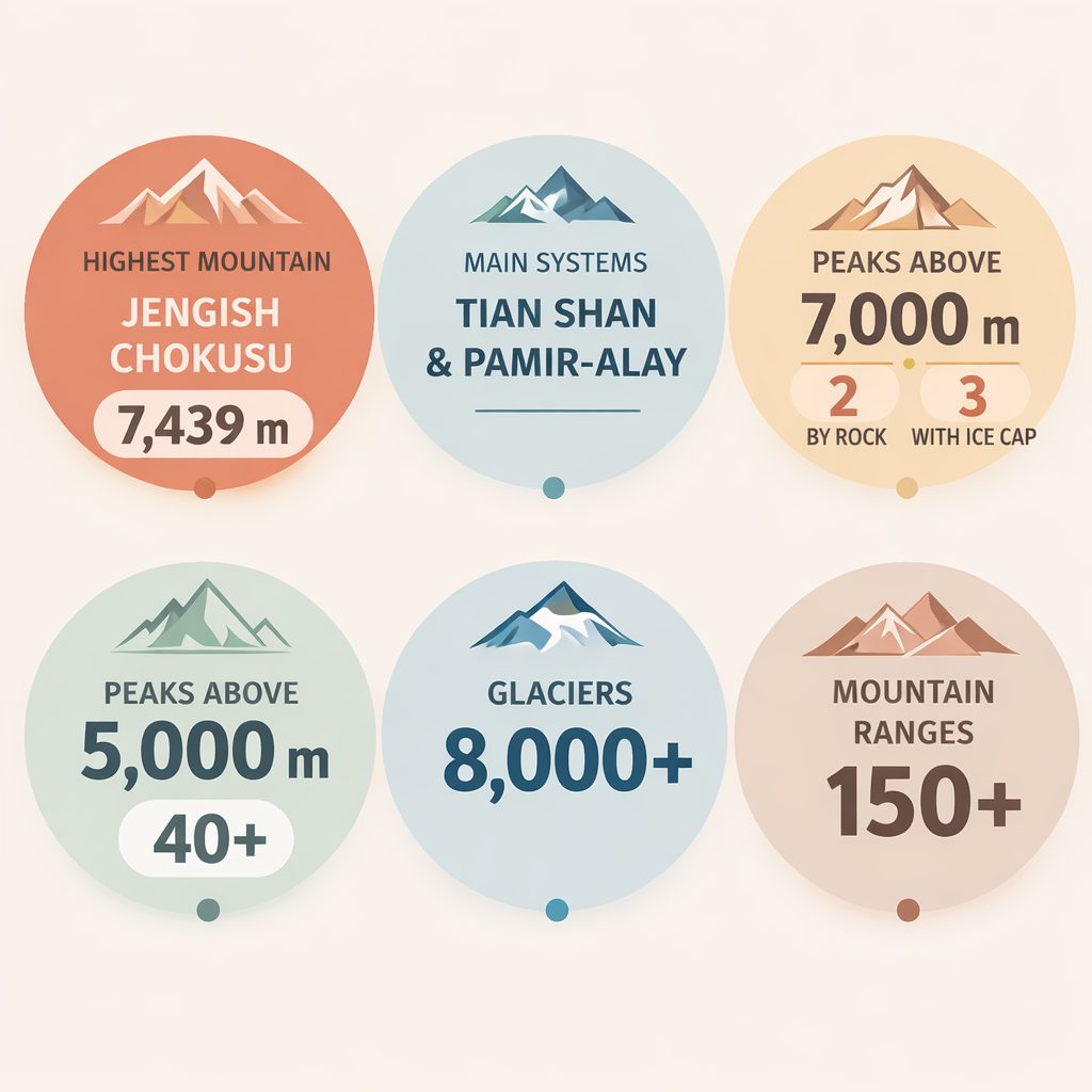 Key Facts About the Mountains of Kyrgyzstan