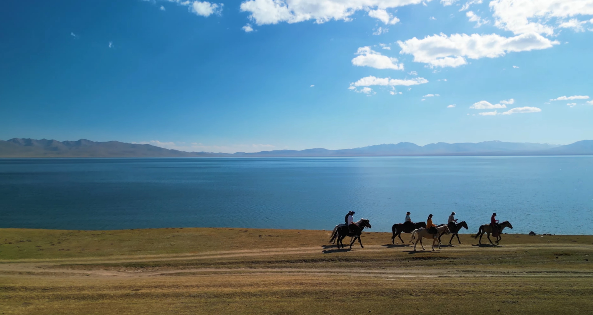 Horse Riding to Song-Kul Lake