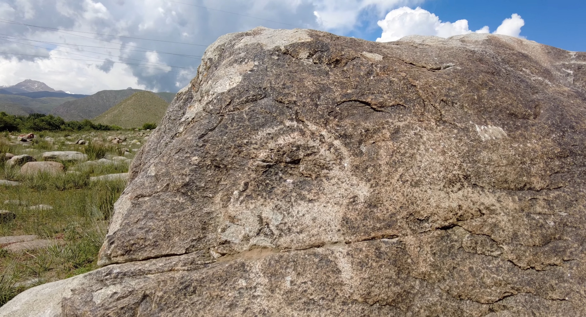 Petroglyphs at Cholpon Ata