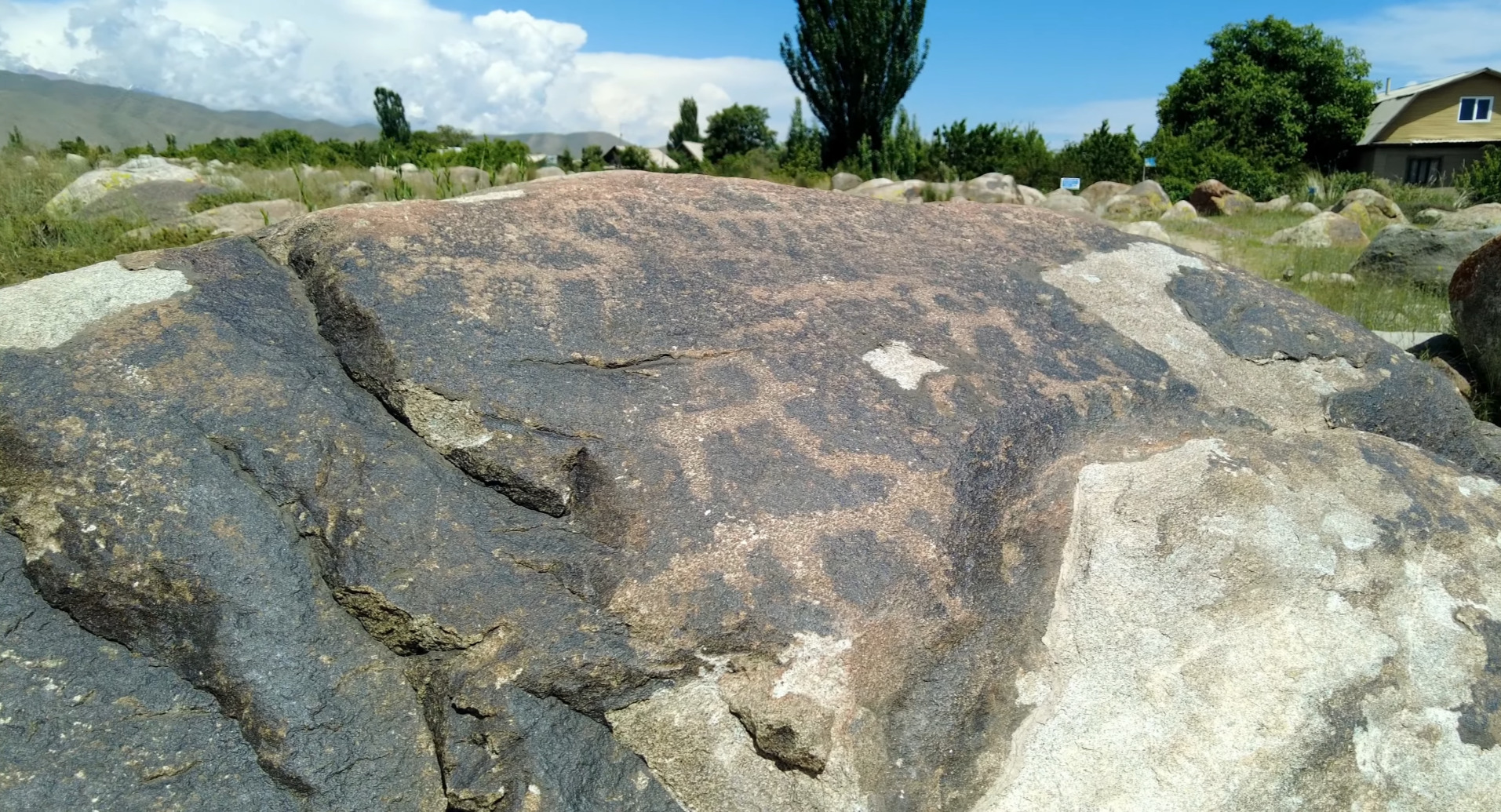 Petroglyphs at Cholpon Ata